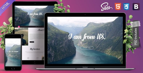 Bison - one page portfolio template - Portfolio Creative TFx Napoleon Sachie