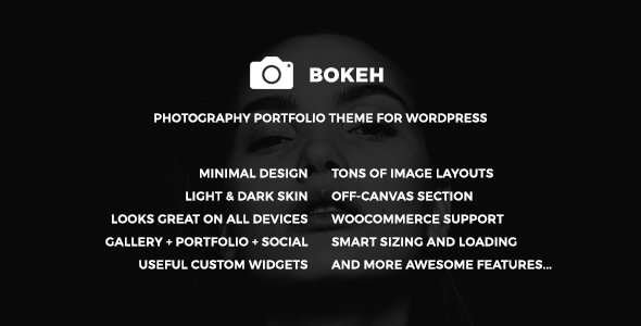 Bokeh - Photography Portfolio Theme for WordPress
           TFx Russ Juro