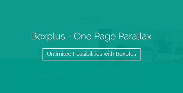 Boxplus - One Page Parallax
           TFx Gordy Rodney