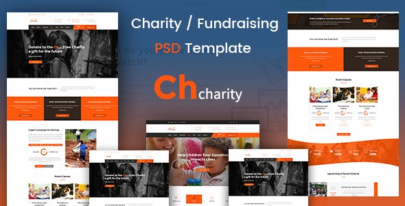 Chcharity - Charity/Fundraising PSD Template
           TFx Malone Archer