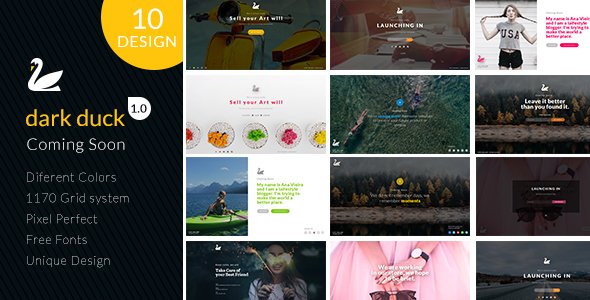 DarkDuck Multi-purpose come Soon Template - Business Corporate TFx Jarrett Burt
