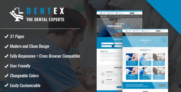 DentEx - Dental Clinic & Dentist Responsive HTML5 Template
           TFx Putu Kermit