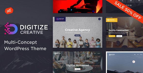 Digitize - Creative Multi-Concept Theme - Portfolio Creative TFx Lenox Fred