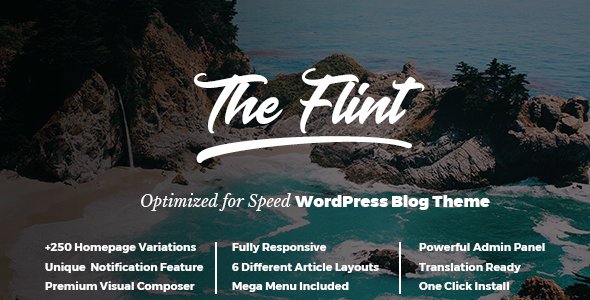 Flint - Optimised WordPress Blog Theme
           TFx Terrell Burton
