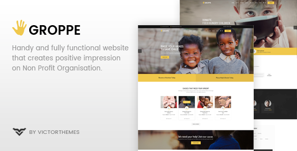 Groppe - Nonprofit WordPress Theme
           TFx Wibowo Caden