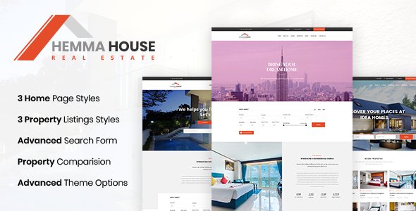 Hemma - Real Estate PSD Template
           TFx Chuck Darrel