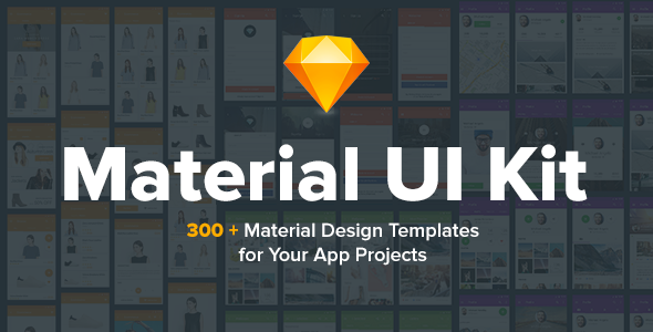 Material Design UI KIT - 300+ for Sketch
           TFx Jarrett Ozzy