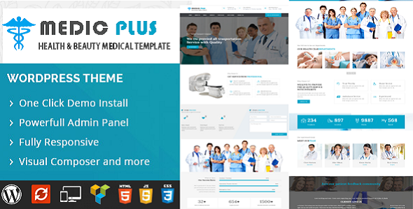 MedicPlus-Medical Theme - Business Corporate TFx Catahecassa Tracey