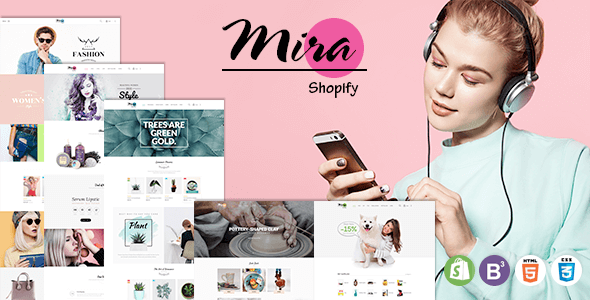 Mira - Responsive Sectioned Shopify Theme for Fashion, Cosmetic, Plant, Pottery and Pet Store
           TFx Brooks Ferdy