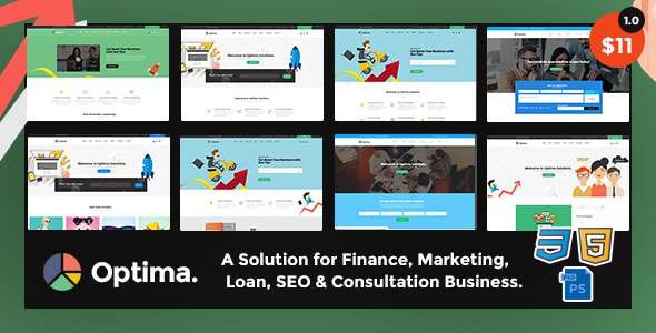 Optima - SEO, Marketing, Social Media, Multipurpose Responsive HTML5 Template - Marketing Corporate TFx Tyler Gilbert