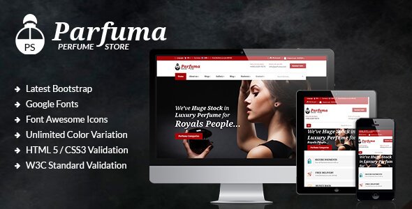 Parfume - Perfume & Cosmetics Shop HTML5 Template
           TFx Tye Keith