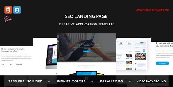 SEO - Digital Marketing HTML Template - Marketing Corporate TFx Dax Geghard