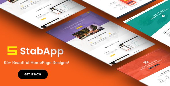 StabApp - Mobile App Showcase WordPress Theme - Software Technology TFx Paden Garen