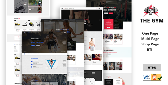 The Gym | Yoga, Gym, Fitness, Personal Gym Trainer & gym Shop Multipurpose HTML5 Template. - Health & Beauty Retail TFx Darell Stacy