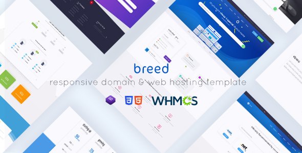 Breed Hosting - WHMCS & HTML Responsive Domain & Web Hosting Template
           TFx Bram Mansur