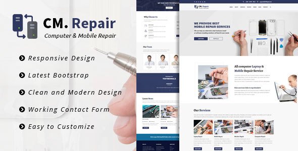 CM Repair - Computer & Mobile Repair Template
           TFx Ryker Kiaran