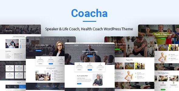 Coacha Health and Coaching WordPress Theme
           TFx Benj Earl