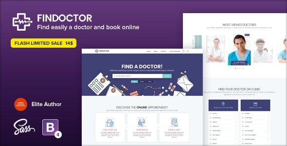FINDOCTOR - Doctors directory and Book Online template
           TFx Lacey Terry