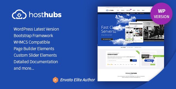 HostHubs | WHMCS Web Domain, Hosting WordPress Theme
           TFx Julian Berry