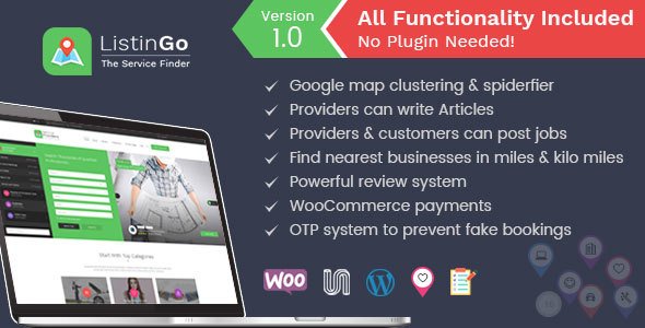 Listingo - Business Listing WordPress Directory Theme
           TFx Guntur Sinclair