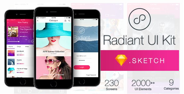 Radiant UI Kit - 200+ for Sketch
           TFx Norris Kenrick