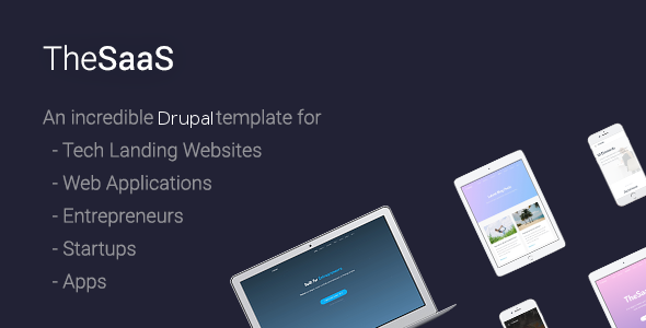 TheSaaS - Responsive SaaS, Software & WebApp Drupal 8 Themes
           TFx Urban Don