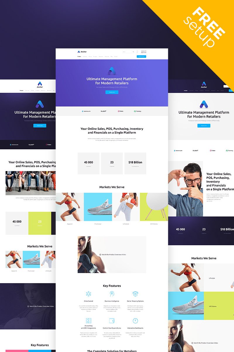 Anchor General Business Ready-made Website TMT Louis Gilbert