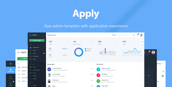Apply - Web Application & Admin Template
           TFx Vinnie Leonardo
