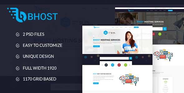 Bhost - Hosting PSD Template
           TFx Ren Cajetan