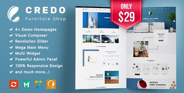 Credo - Furniture Responsive WooCommerce WordPress Theme
           TFx Lawrence Tirto