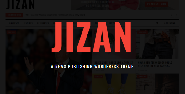 Jizan | A Newspaper WordPress Theme
           TFx Bennie Philip