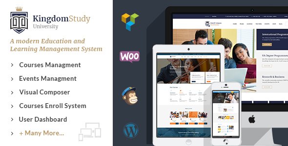 Kingdom Study - WP Learning Management WordPress Theme
           TFx Louis Bernard