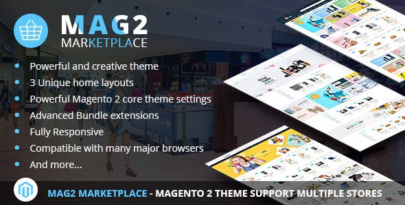 Mag2 Marketplace - Magento 2 Theme Support Multiple Stores
           TFx Kiefer Braiden