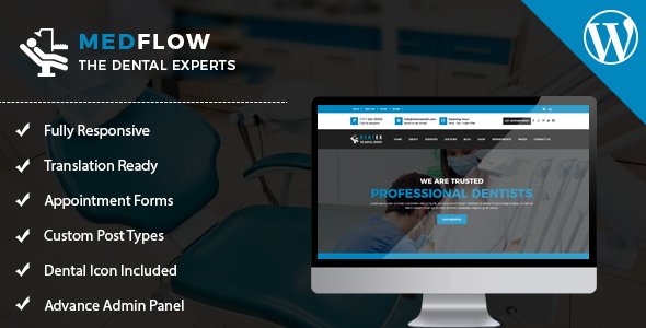 Medflow - The Dental Experts WordPress Responsive Theme
           TFx Ashton Patrick