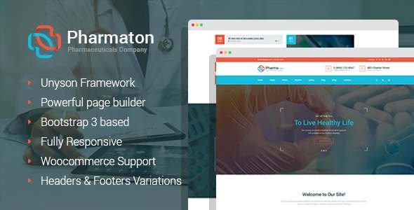 Pharmaton - Medical and Pharmacy WordPress Theme
           TFx Wendell Norbert