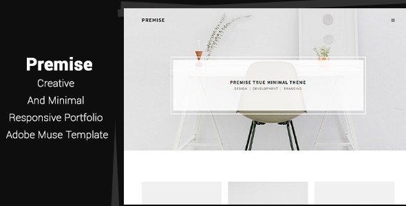 Premise - Creative and Minimal Portfolio Adobe Muse Template
           TFx Ulysses Zavier