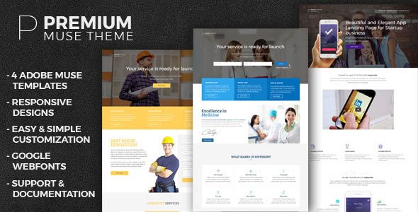 Premium- Multipurpose Muse Templates
           TFx Vince Rupert