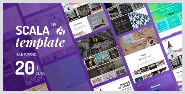 Scala | Multi-Purpose Onepage - Multipage Drupal 8 Theme
           TFx Zak Alvin