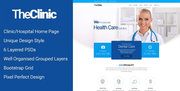 TheClinic - A Clinic PSD emplate
           TFx Whitaker Kristopher