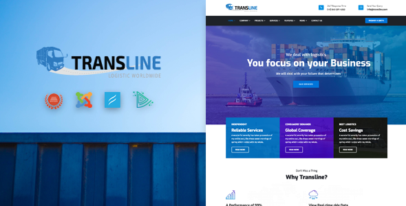 Transline - Transport, Logistics Joomla Template
           TFx Fox Cauã