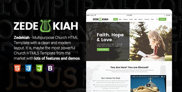 Zedekiah - MultiPurpose Church & Religion HTML Template
           TFx Gaz Oral