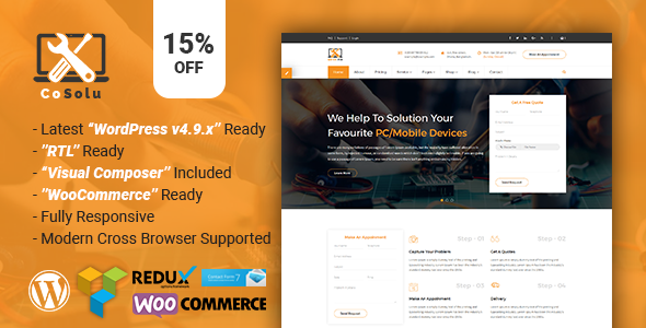 CoSolu | Multipurpose Servicing and Repairing WordPress Theme
           TFx Noboru Sefton