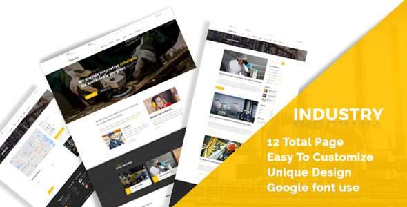 Industry - Industral , Engineering & Factory HTML5 Responsive Template
           TFx Tomomi Charlie