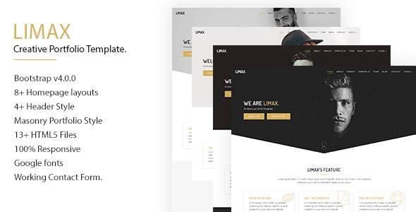 Limax Creative Portfolio Template
           TFx Alec Kynaston