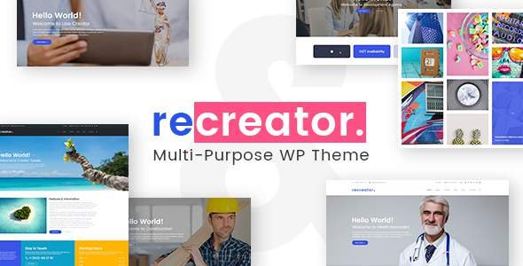 Recreator - Creative Multi Purpose WordPress Theme
           TFx Rob Jezza