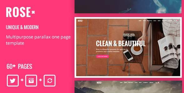 Rose - Multipurpose Responsive One Page Drupal 8 Theme
           TFx Deforrest Neville