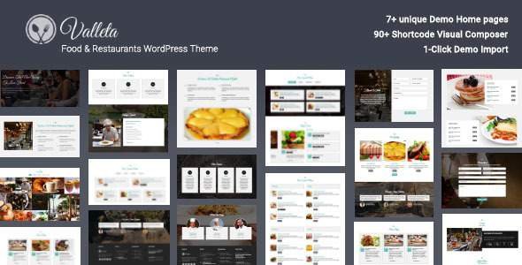Valleta - Food & Restaurants WordPress Theme
           TFx Sullivan Barney