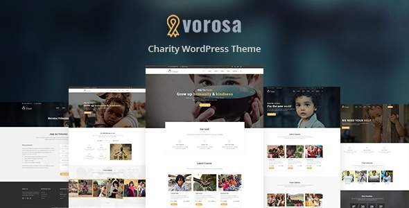 Vorosa - Charity Fundraising WordPress Theme
           TFx Parp Gene