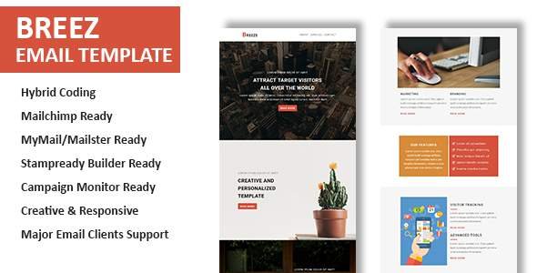 Breez - Multipurpose Responsive Email Template With Online StampReady Builder Access
           TFx Brett Yoshiro