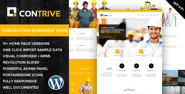 Contrive - Building & Construction Responsive WordPress Theme
           TFx Hyram Jae
